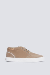 Springfield Croute casual de botim e couro