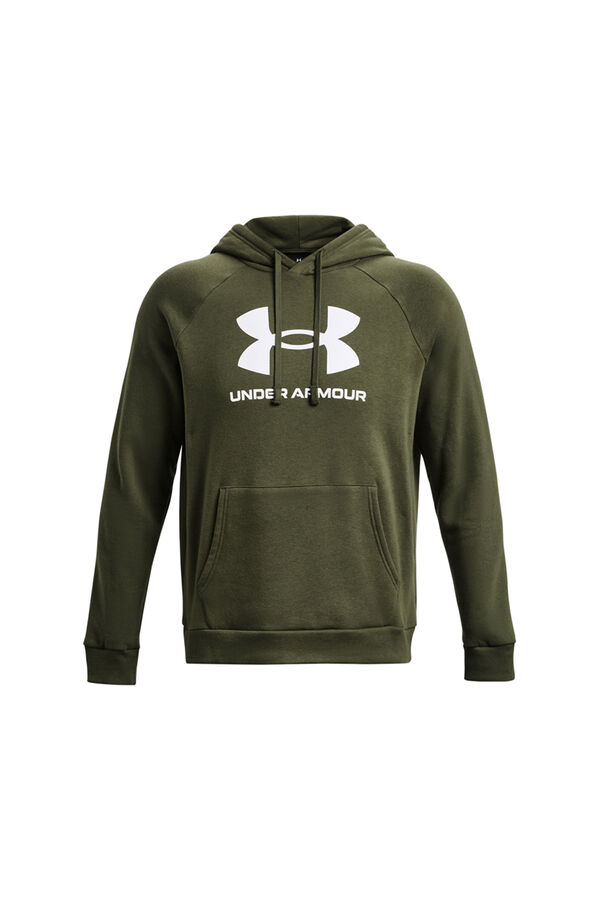 Under Armour Sudadera de algodón de hombre kaki