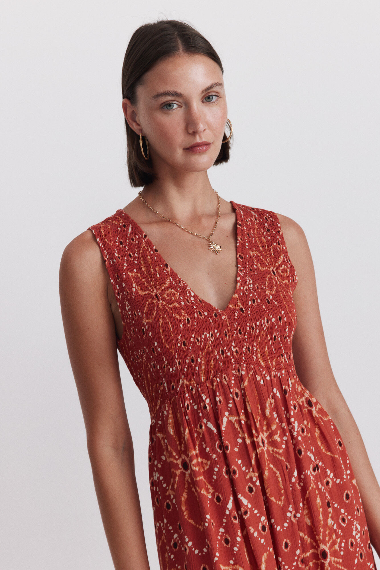 High Spirits Vestido Terracotta