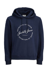 Jack & Jones Sweatshirt com capuz em felpa suave azul
