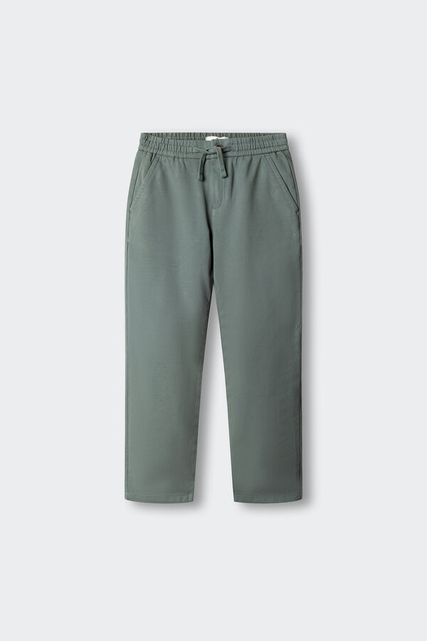 Springfield Kids Cal&ccedil;as chino de malha para menino azul