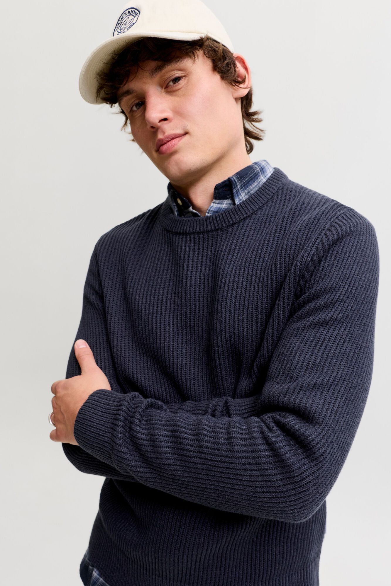 Jack & Jones Camisola regular gola redonda