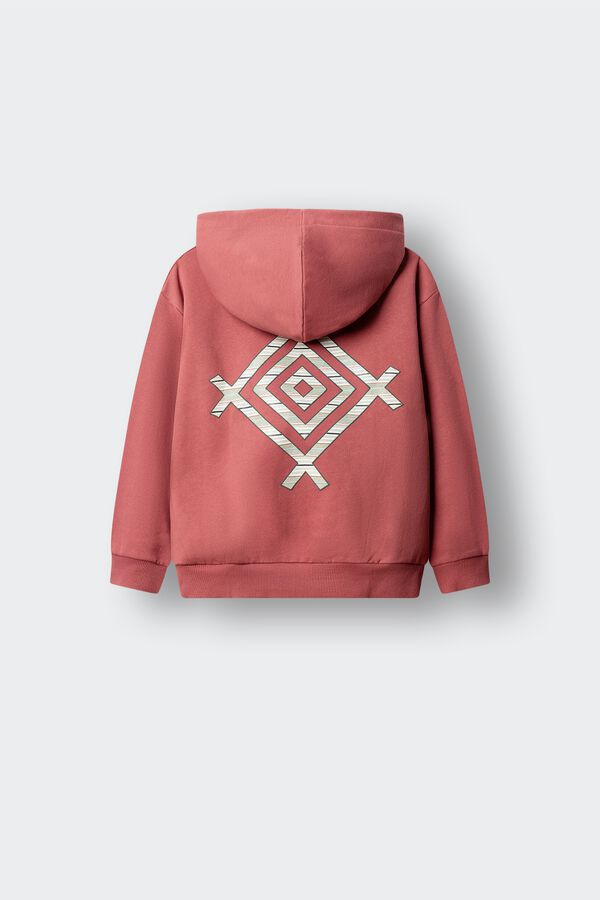 Springfield Kids Sweatshirt losango &eacute;tnico crian&ccedil;a borgonha