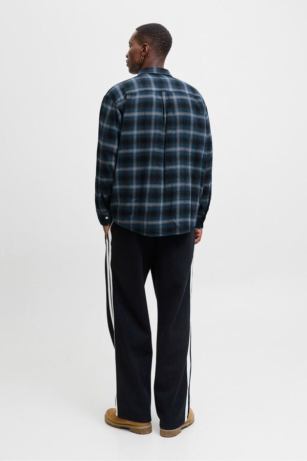 Jack & Jones Camisa xadrez azul