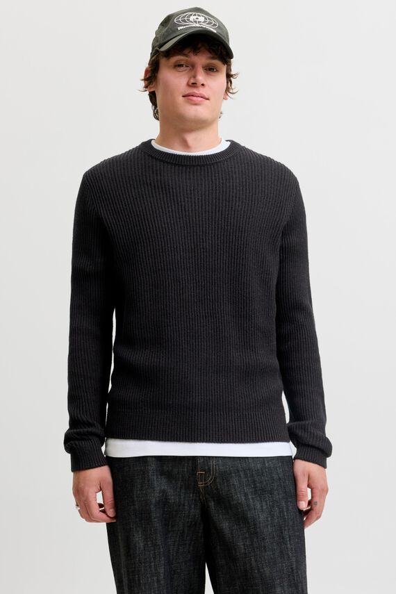 Jersey regular cuello redondo