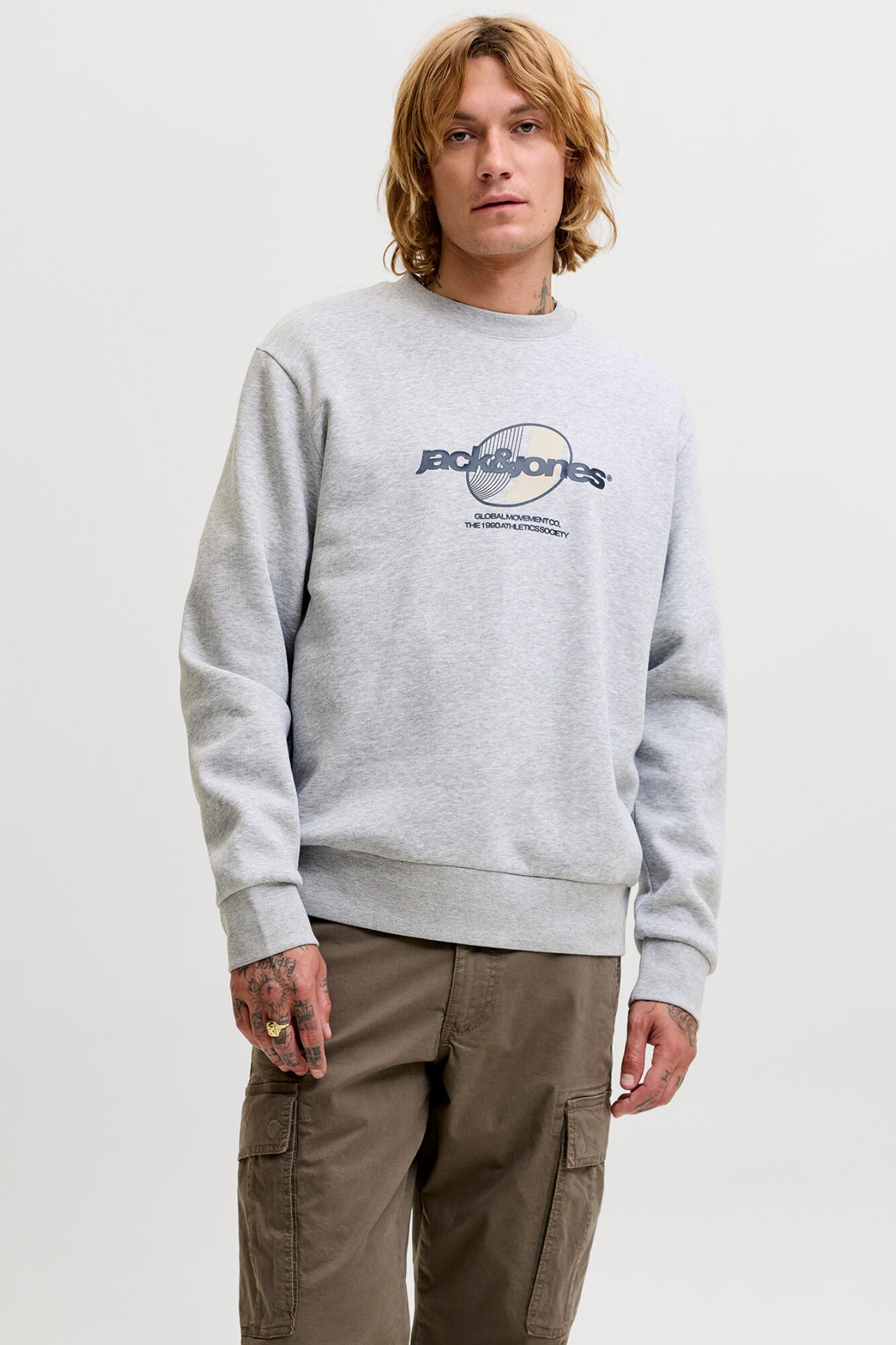 Jack & Jones Sweatshirt relaxed estampada