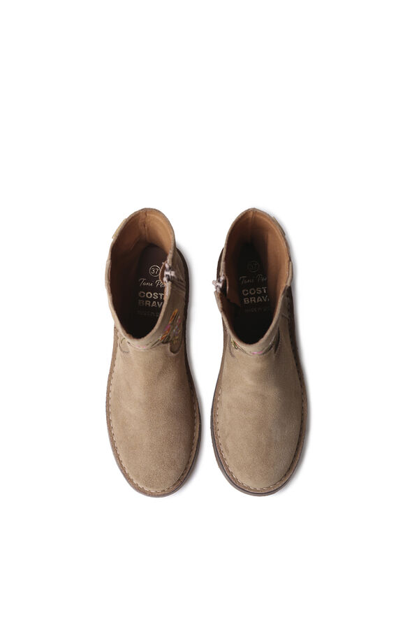 Toni Pons Split leather ankle boot  brown
