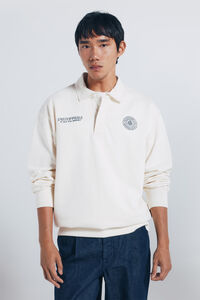 Springfield Sweatshirt com gola de rugby