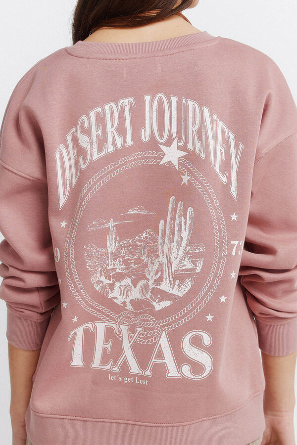 Springfield Sweatshirt "Texas" rosa