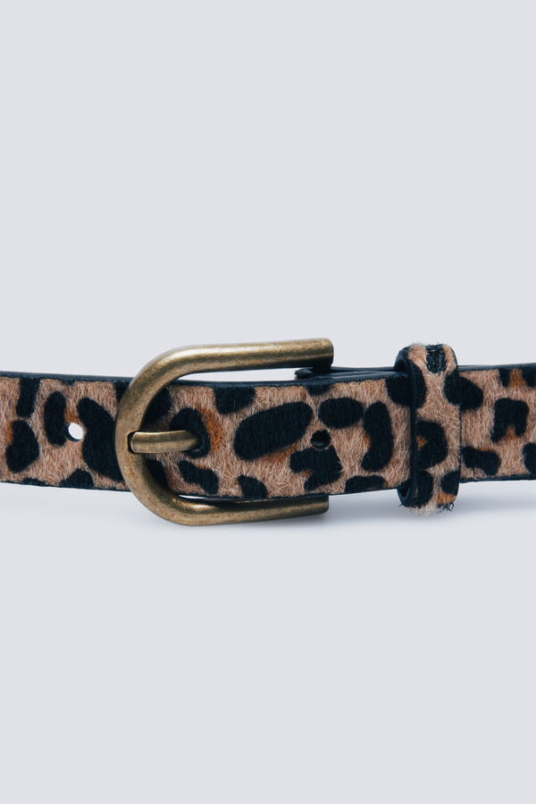 Springfield Cinto com estampado animal cru