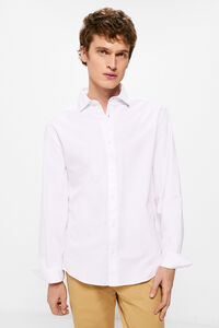 Springfield Camisa pinpoint branco