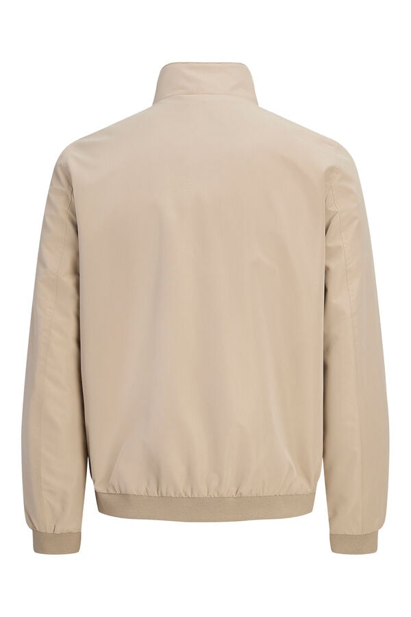 Jack & Jones Jaqueta bomber com gola alta azul