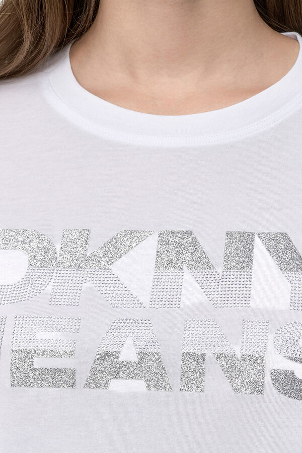 DKNY Camiseta logo dkny blanco