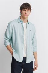 Springfield Camisa estruturada verde