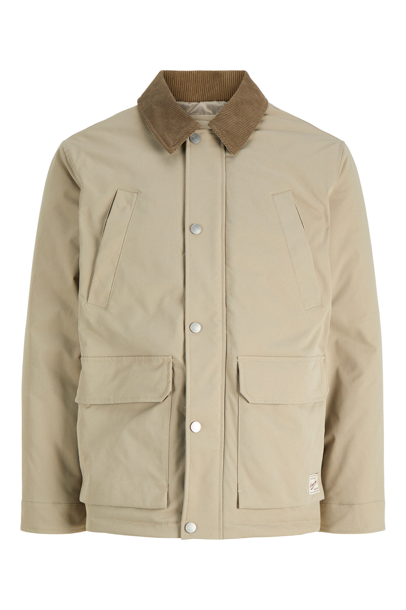 Jack & Jones Blus&atilde;o curto com colchetes