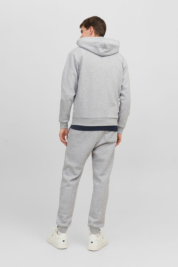 Jack & Jones Sweatshirt com fecho-&eacute;clair cinzento
