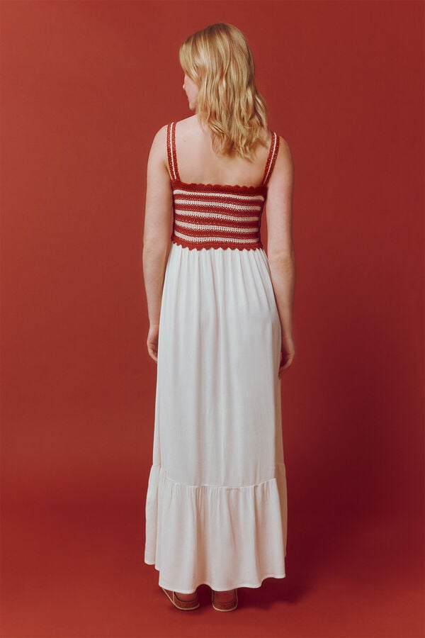 Springfield Mallorca dress nude