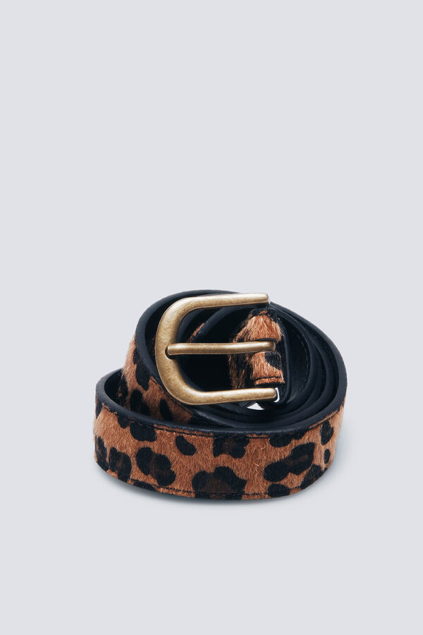 Springfield Cinturón estampado animal estampado