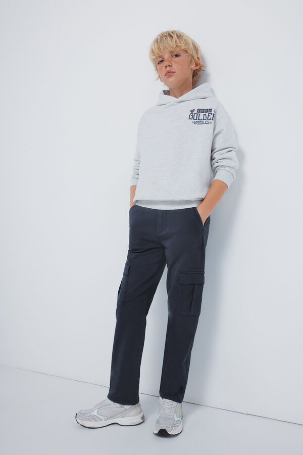 Springfield Kids Sweatshirt capuz "Goden" cinzento