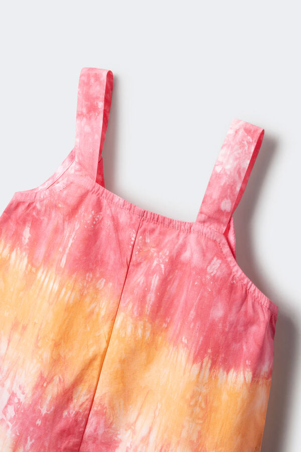 Springfield Kids Macacão tie-dye para menina rosa