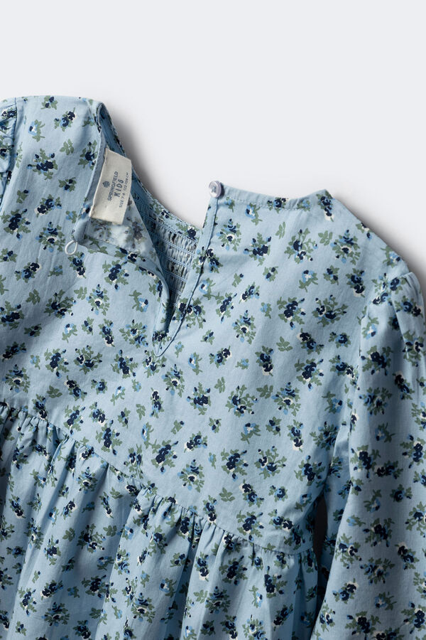 Springfield Kids Blusa de manga comprida para menina azul
