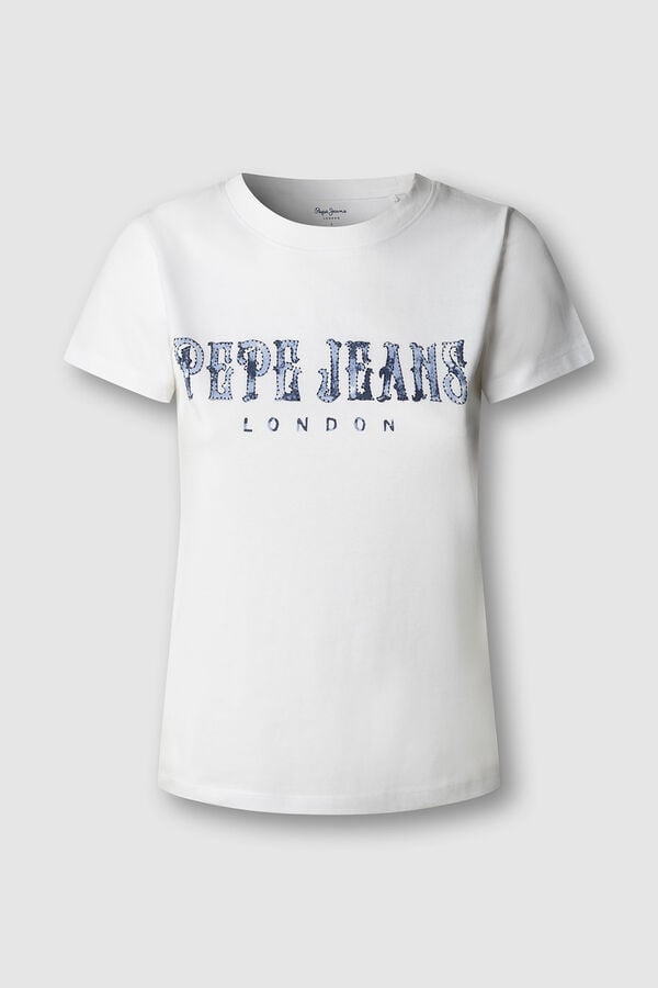 Pepe Jeans T-shirt manga curta branco