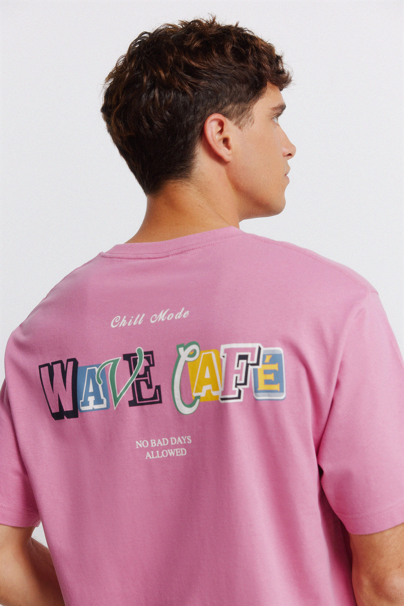 Springfield T-shirt wave caf&eacute;