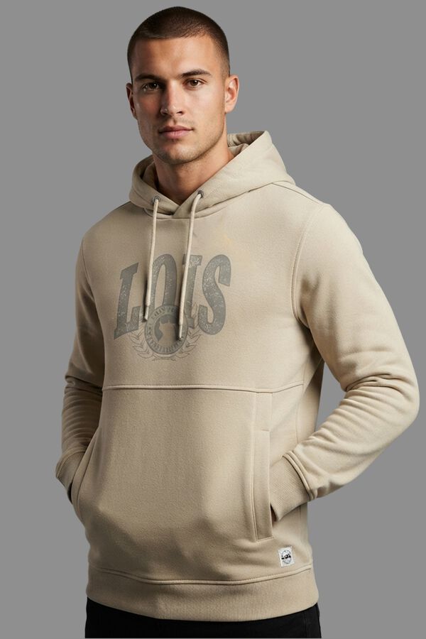 Lois Sweatshirt com capuz bege