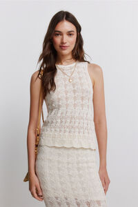 Springfield Top pointelle de al&ccedil;as