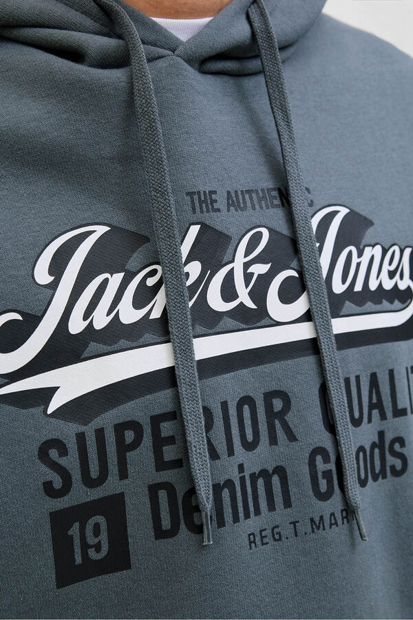Jack & Jones Sweatshirt de regular fit cinzento