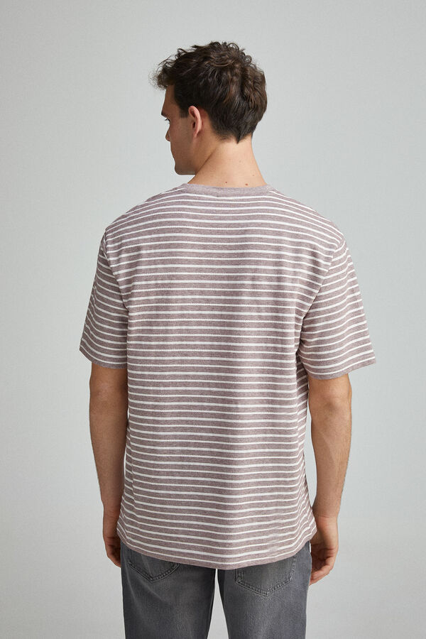 Springfield T-shirt risca estrutura vermelho