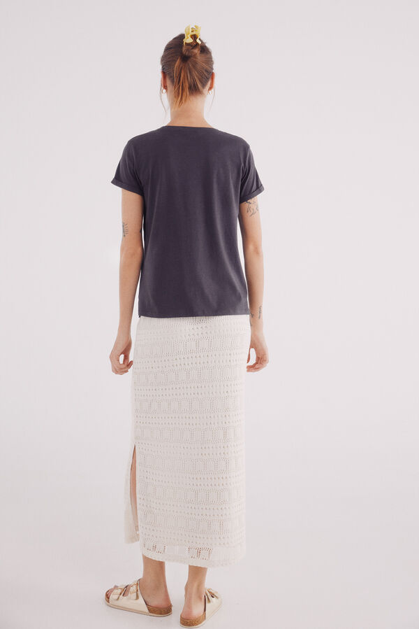 Springfield Saia midi de crochet estampado