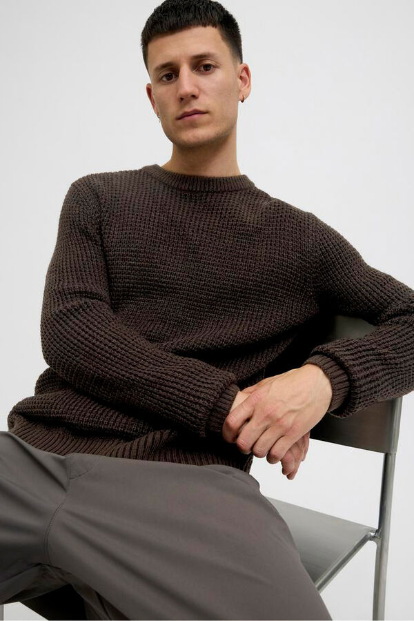 Jack & Jones Camisola b&aacute;sico castanho