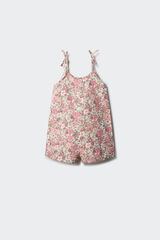 Springfield Kids Jardineiras de flores para menina rosa