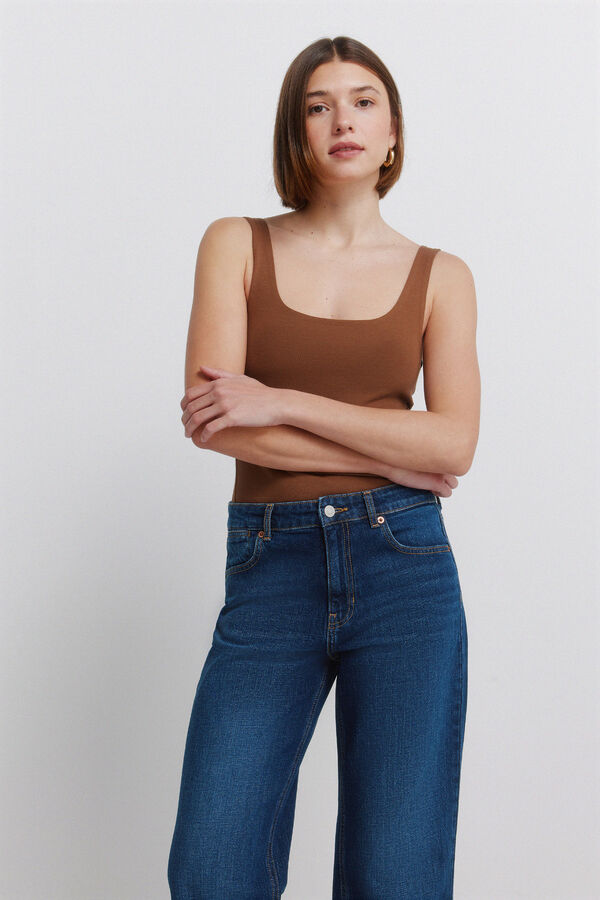 Springfield Jeans cintura m&eacute;dia azul