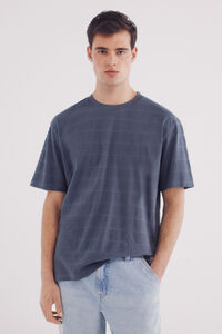 Springfield T-shirt risca piqué