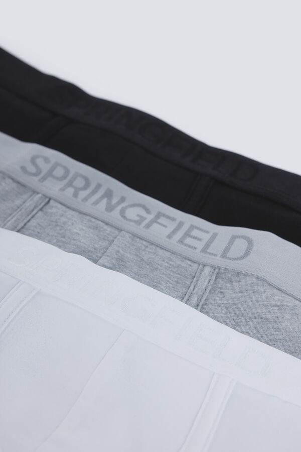 Springfield Pack 3 boxers b&aacute;sicos branco