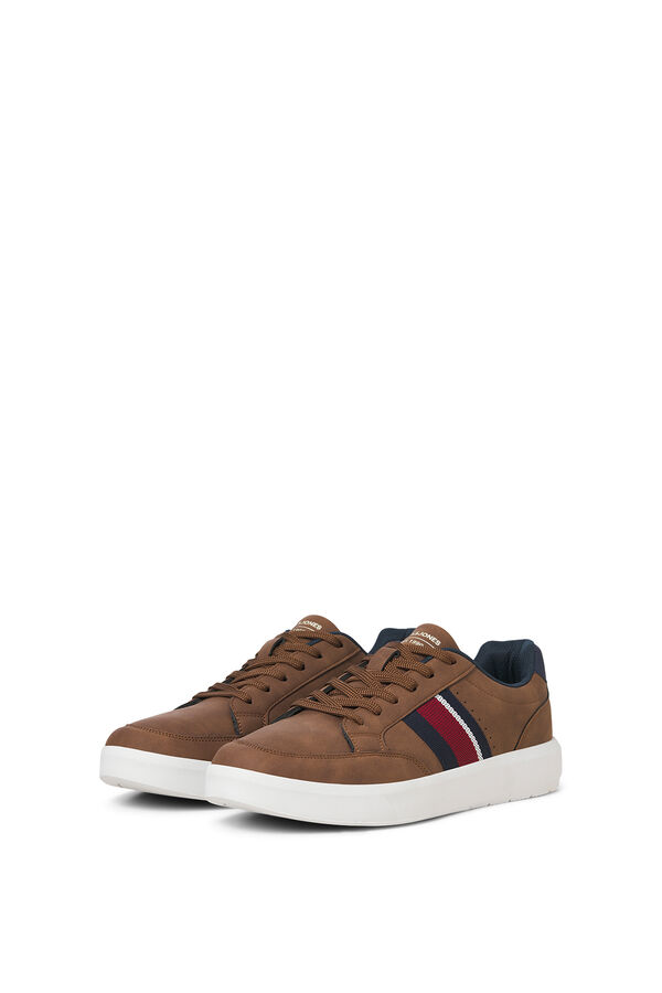 Jack & Jones Sneakers casuais com sola de borracha cru