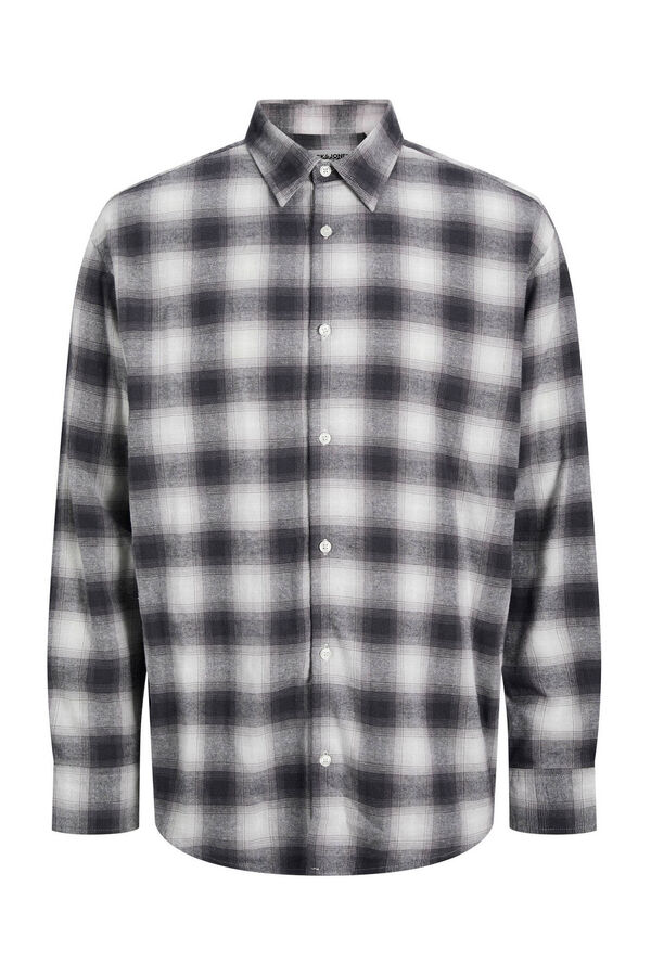 Jack & Jones Camisa xadrez preto