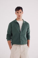 Springfield Cardigan estruturado colorido verde