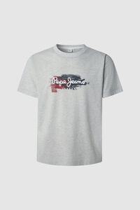 Pepe Jeans Camiseta estampada com logotipo de corte regular
