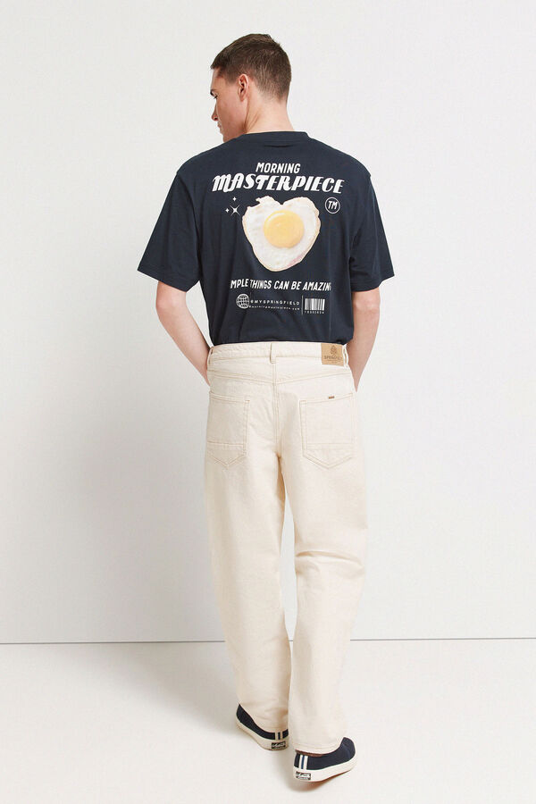 Springfield Jeans straight fit cru branco