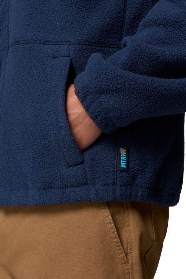 Columbia Forro polar texturizado azul