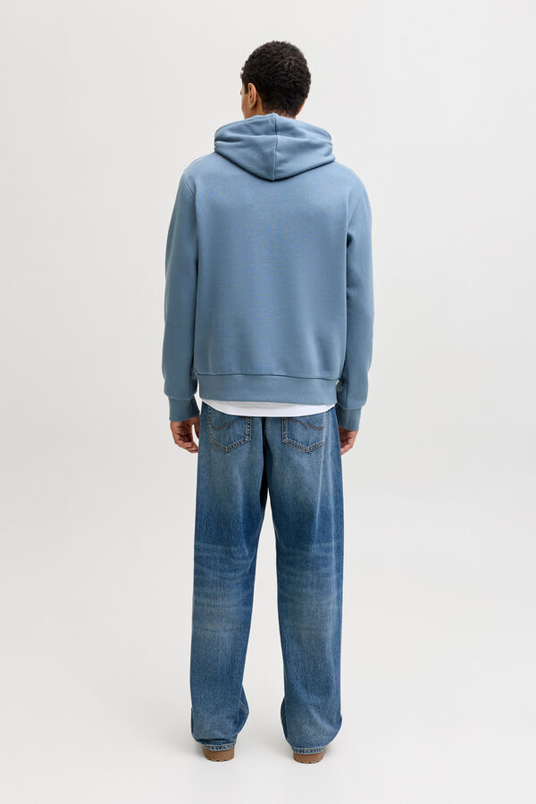 Jack & Jones Sweatshirt de capuz regular fit cinzento
