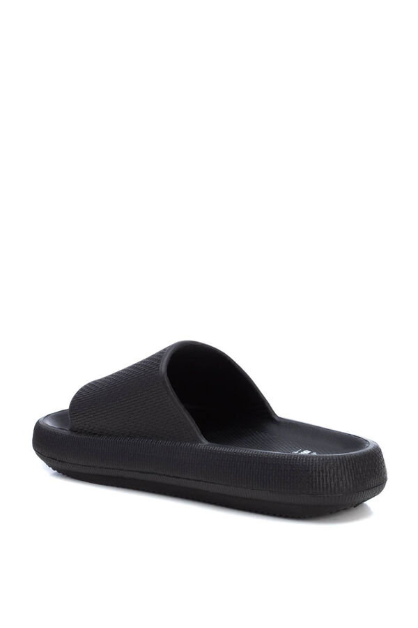 XTI Sand&aacute;lia masculina preto