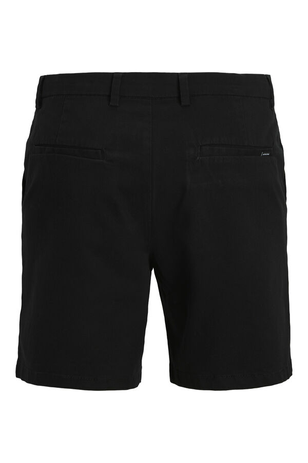 Jack & Jones PLUS Slim fit chino Bermuda shorts black