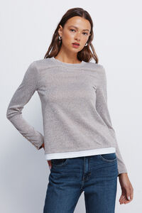 Springfield T-shirt efeito dupla pe&ccedil;a com toque suave