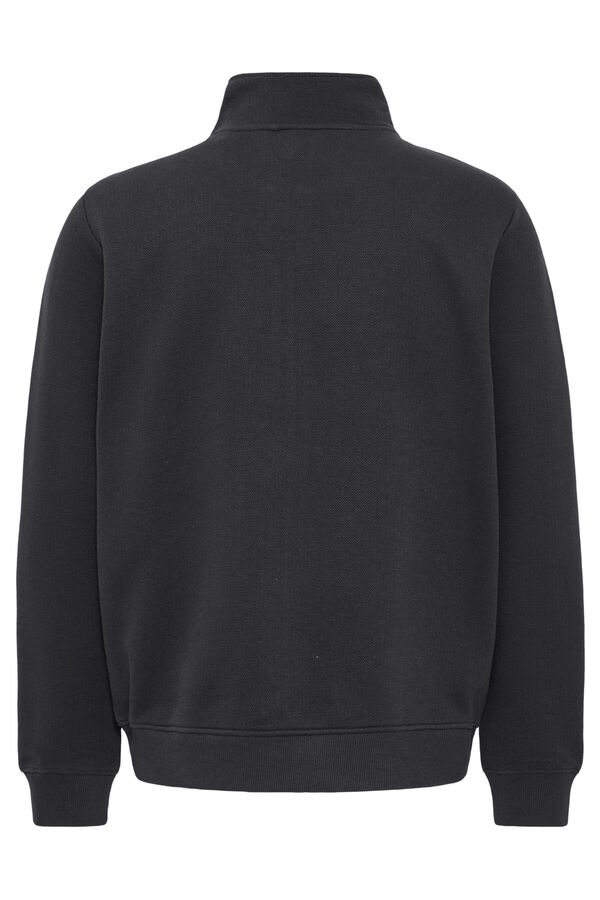 Blend PLUS Sweatshirt piqu&eacute; Plus preto