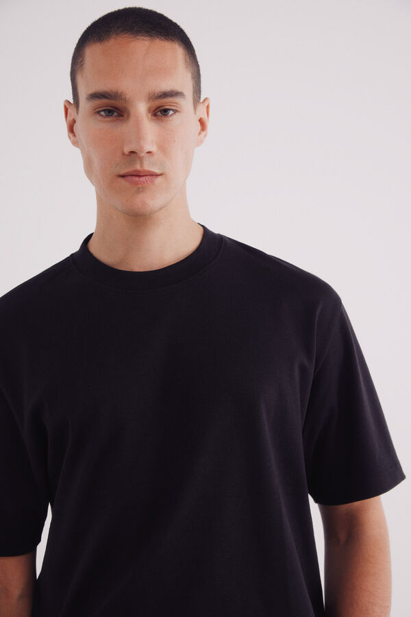 Springfield Camisa de bloqueio preto