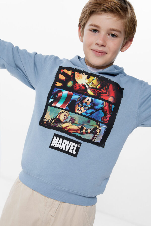 Springfield Sweatshirt Avengers menino mix azul
